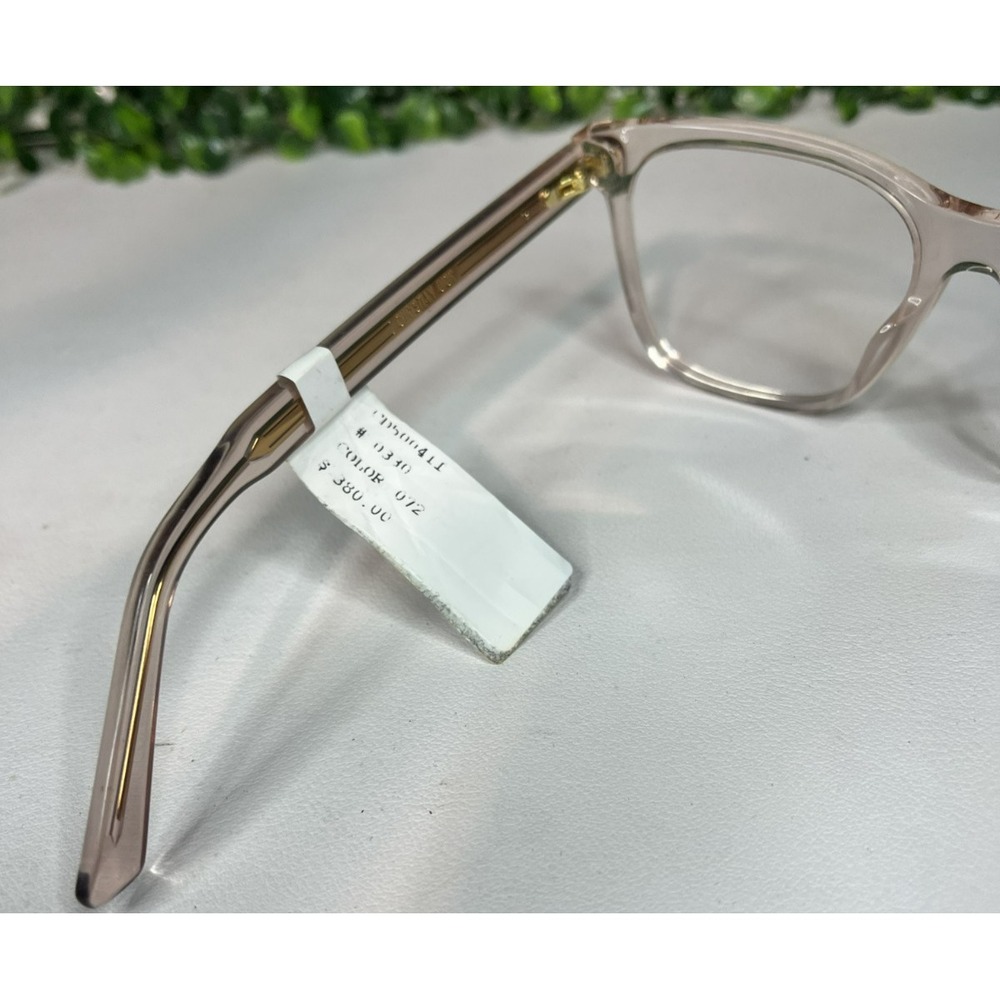 Christian Dior Spirito Square Clear Eyeglasses Frames 53-17- 140 - PREOWNED - Picture 7 of 10